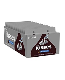 Kisses Milk Chocolates, 1.55 oz, 24 Count