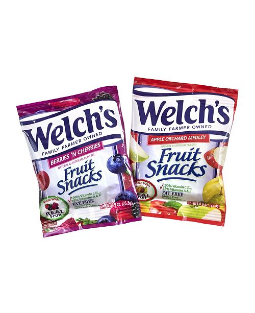 Welch's Berries 'N Cherries Apple Orchard Medley Fruit Snacks, 66 Count ...