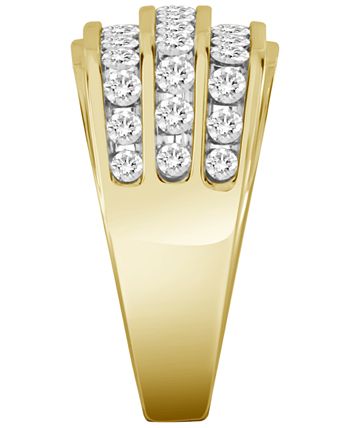 Macy's - Men's Diamond (1/2 ct.t.w.) Ring in 10k Yellow Gold