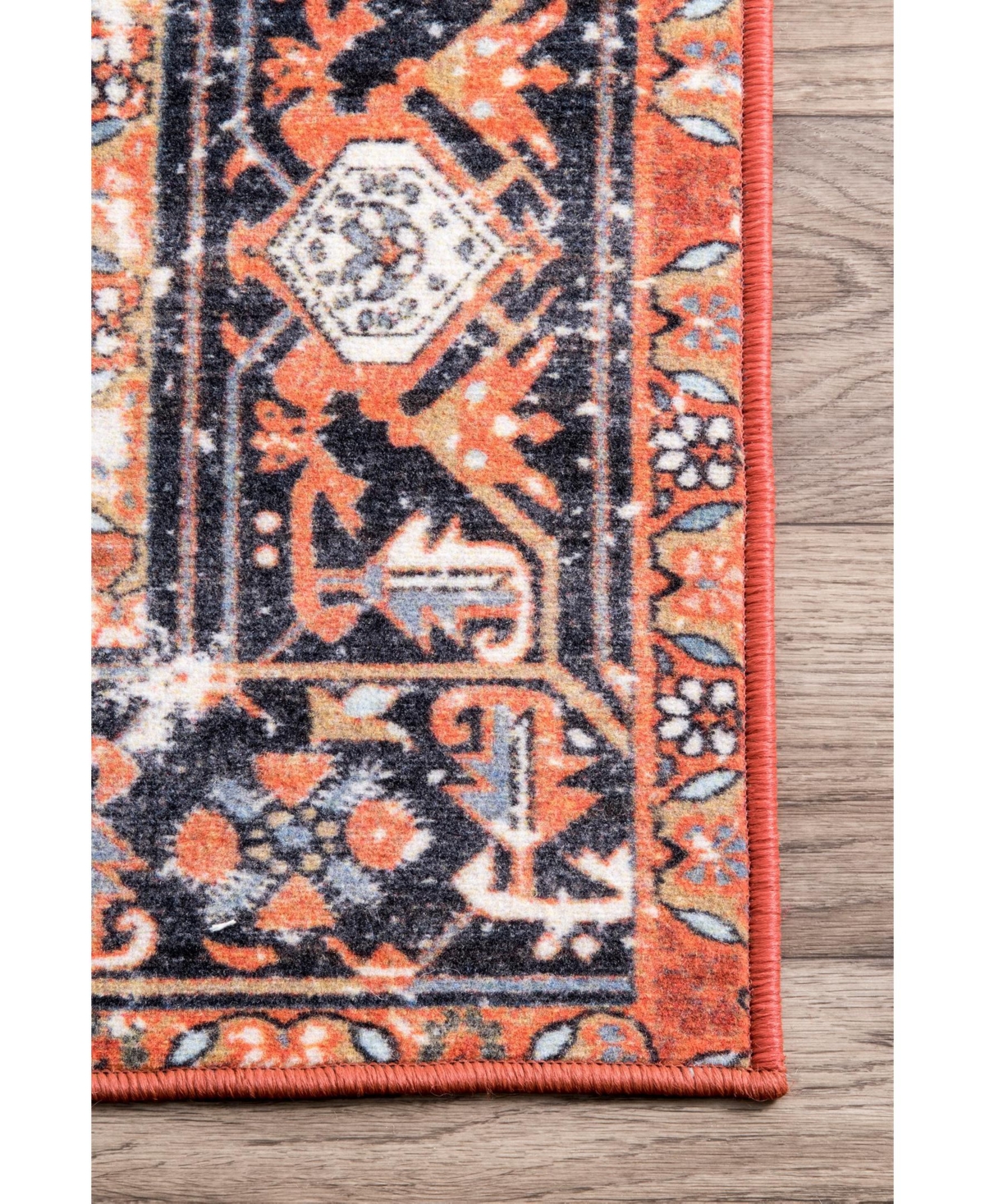 nuLoom Sherita DISA05AArea Rug - Rust