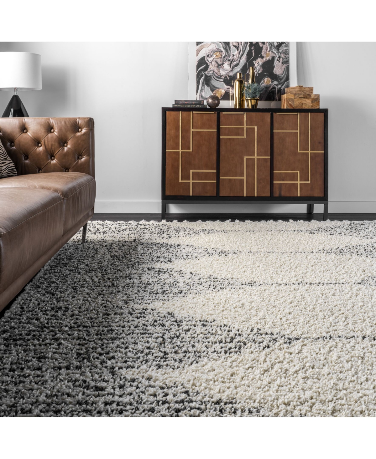 nuLoom Bria GCDI09AArea Rug - Ivory