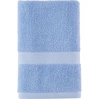 Tommy Hilfiger 16 x 26 Inch 100% Cotton Modern American Hand Towel (Mist Blue)