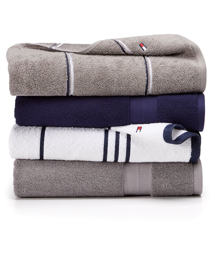 macys.com | Tommy Hilfiger Modern American Cotton Mix & Match Bath Towel Collection