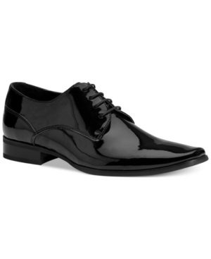 image of Calvin Klein Men-s Brodie Black Patent Oxford Men-s Shoes