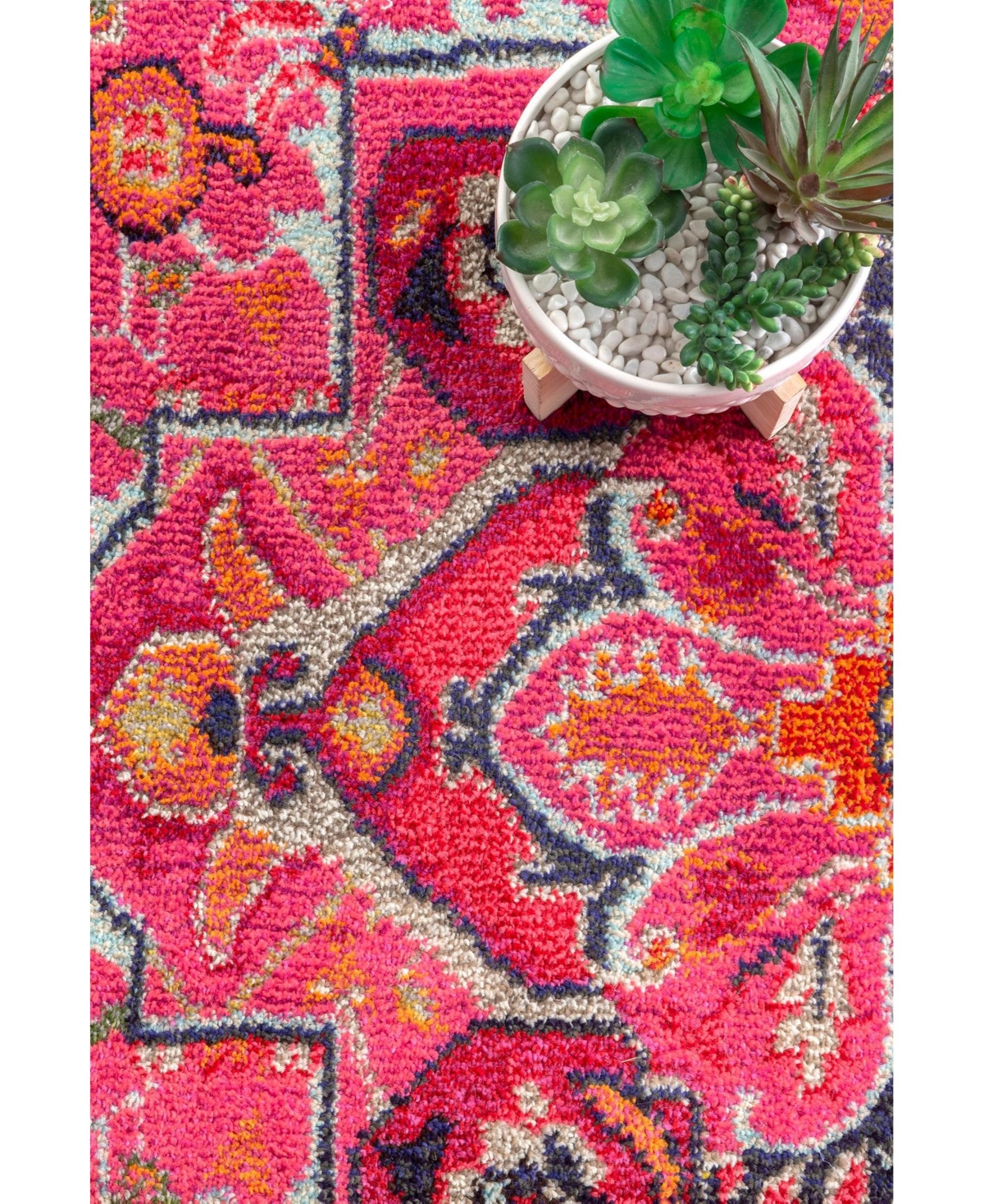 nuLoom Mackenzie KKCB10AArea Rug - Pink
