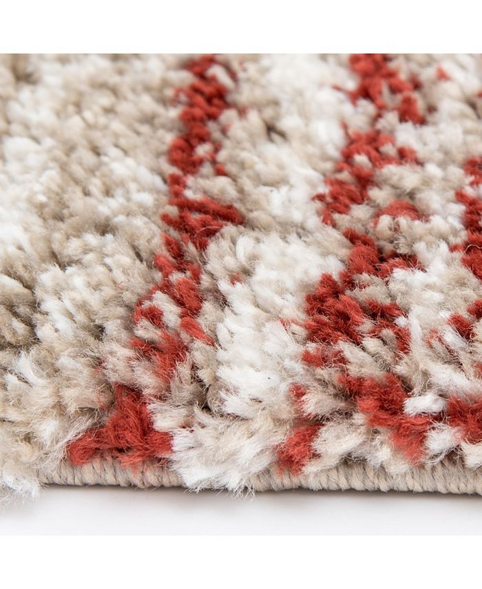 Northern Weavers Austin Dunkerton Orange 5' x 7'3" Area Rug Macy's