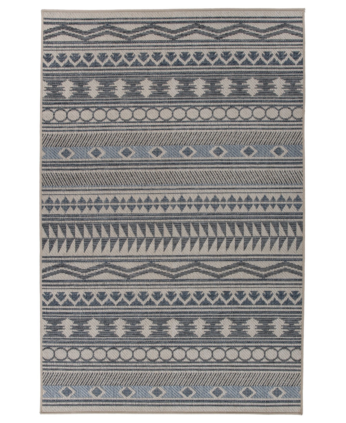 Main Street Rugs Nassau 412 Cream 7'10in x 10' Outdoor Area Rug - Cream