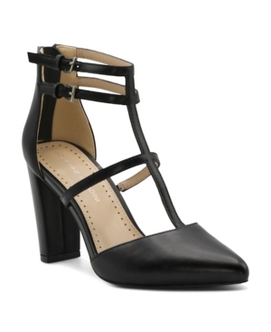 image of Adrienne Vittadini Nocera Women-s T-Strap Pumps Women-s Shoes