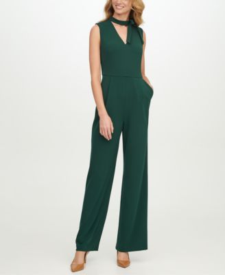 green jumpsuit formal