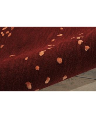 Opaline OPA08 Cinnabar 5'6" x 7'5" Area Rug