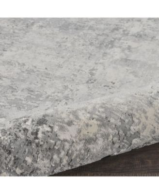 Rustic Textures RUS07 Gray and Beige Rug