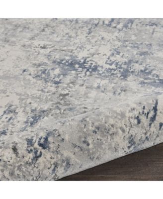 Rustic Textures RUS07 Ivory and Gray Rug