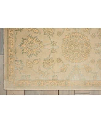 Nourison Home Luminance Lum04 Cream Mint Rug