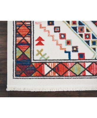 Navajo NAV02 White Rug