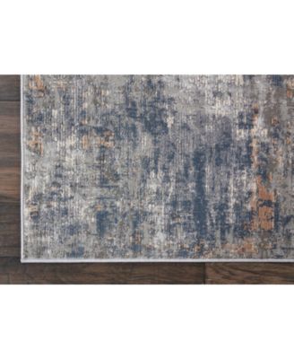 Rustic Textures RUS01 Gray and Beige Rug