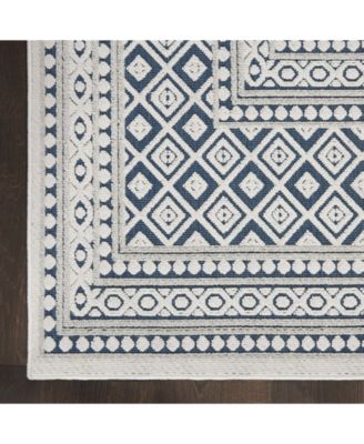 Key Largo KLG02 Blue 7'10" x 9'10" Outdoor Area Rug