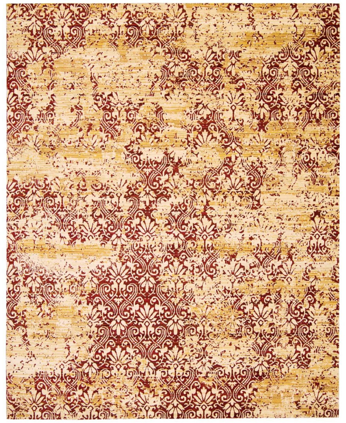 Nourison Home Rhapsody RH005 Gold 8'6in x 11'6in Area Rug - Gold