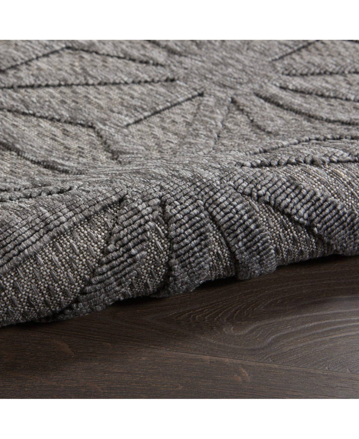 Nourison Home Cozumel CZM01 Onyx 8'10" x 11'10" Outdoor Area Rug