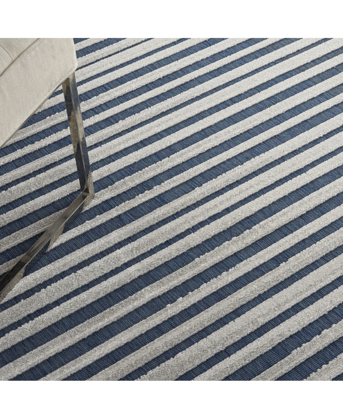 Nourison Home Key Largo KLG01 Blue 8'10" x 11'10" Outdoor Area Rug
