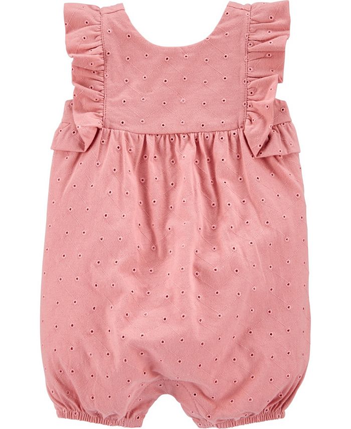Carter s Baby Girl Eyelet Romper Macy s