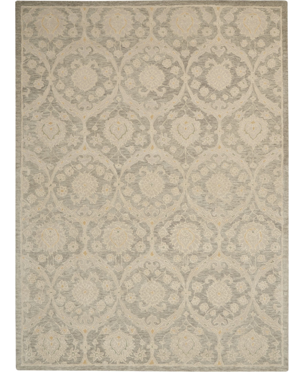 Nourison Home Jazmine JAZ03 Gray 8'6in x 11'6in Area Rug - Gray
