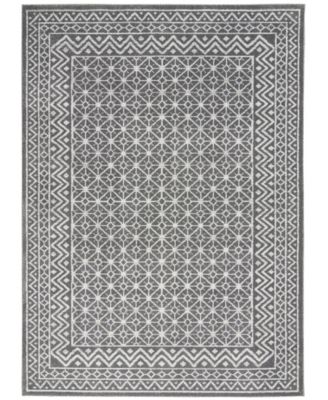 Palermo PMR02 Charcoal 3' x 5' Area Rug
