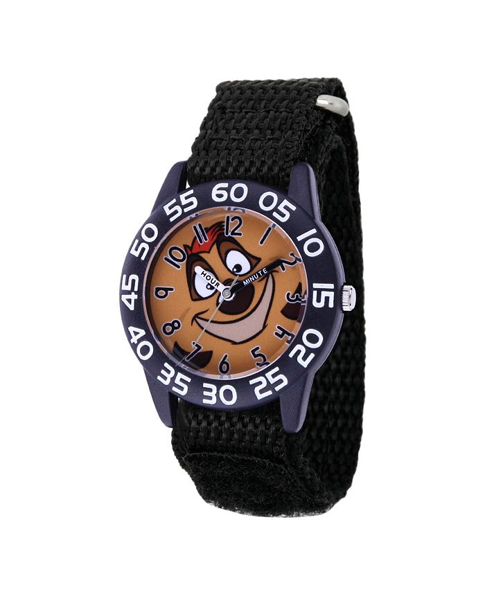 ewatchfactory - Disney Lion King Pumba Boys' Black Plastic Watch 32mm
