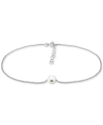 Aventurine Ankle Bracelet (Also in Cultured Freshwater Pearl, Onyx, Howlite, Sodalite)