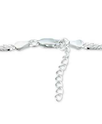 Double Row Ankle Bracelet, Created for Macy's