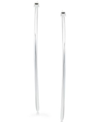 Polished Wire Large Hoop Earrings in 18k Gold-Plated Sterling Silver, 70mm, Created for Macy's