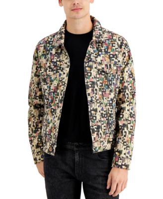 Denim Bay - Men's Printed Denim Jacket