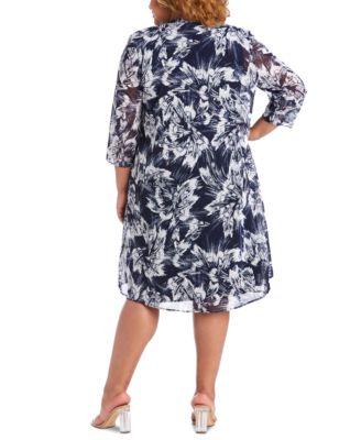 Plus Size Mesh Jacket & Dress