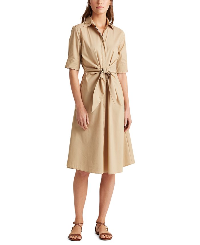 Macy's ralph lauren dresses petite clearance