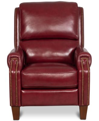 Arianlee Leather Push Back Recliner