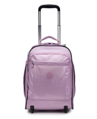 purple backpack with wheels