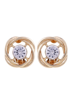 image of T Tahari Color Me Button Clip Earring