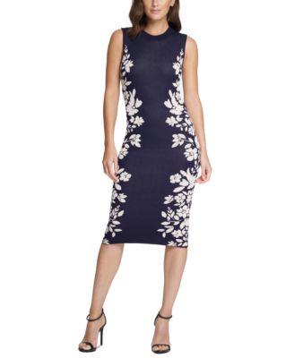 vince camuto floral sheath dress