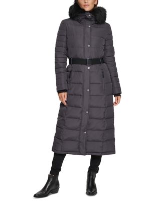 Calvin klein maxi puffer coat on sale