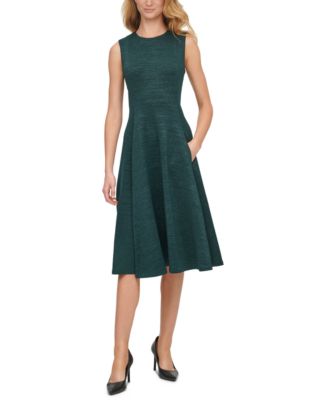 macy's calvin klein scuba dress