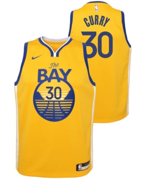Nike Kids' Stephen Curry Golden State Warriors Statement Swingman Jersey