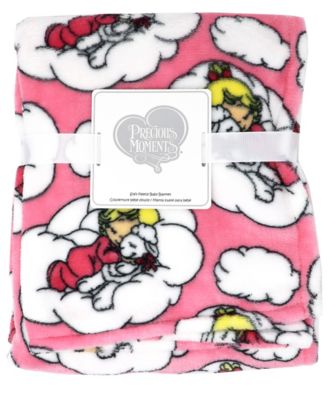 Precious Moments Coral Fleece Baby Boys and Girls Blanket - Pink