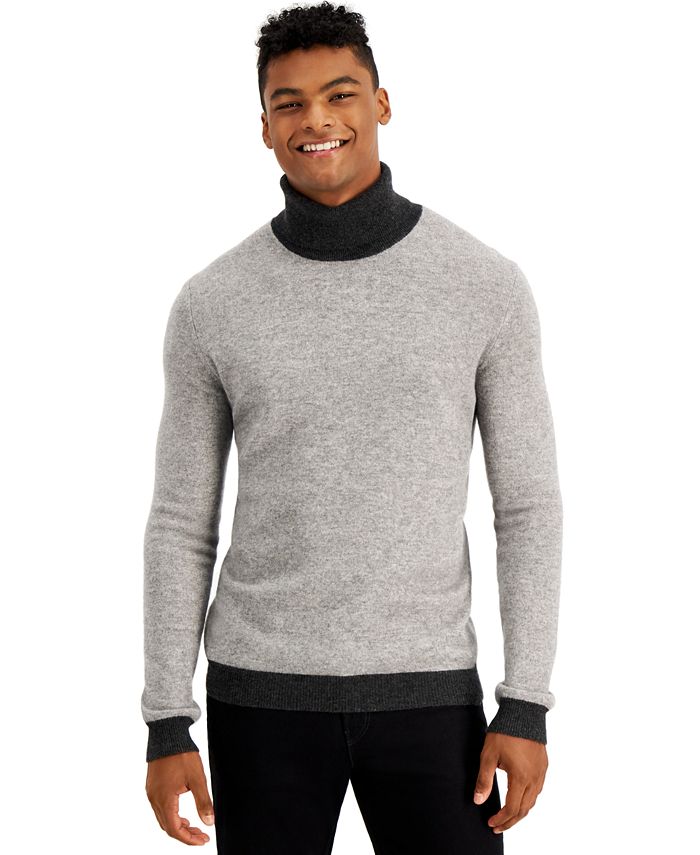 Brooks Brothers Men's 3-Ply Cashmere Turtleneck Sweater | Black | Size Large - Shop Holiday Gifts and Styles