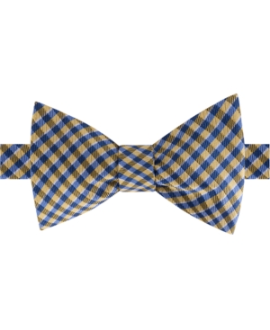 Tommy Hilfiger Men's York Mini-Plaid Bow Tie