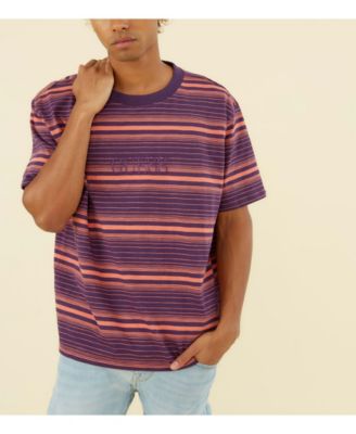 purple and orange guess shirt