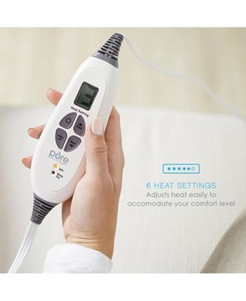 Pure Enrichment - PureRelief Luxe Micromink Heating Pad - Aqua Paint