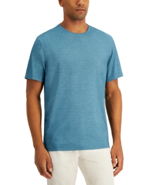TASSO ELBA MEN'S SUPIMA BLEND CREWNECK SHORT-SLEEVE T-SHIRT, CREATED FOR MACY'S