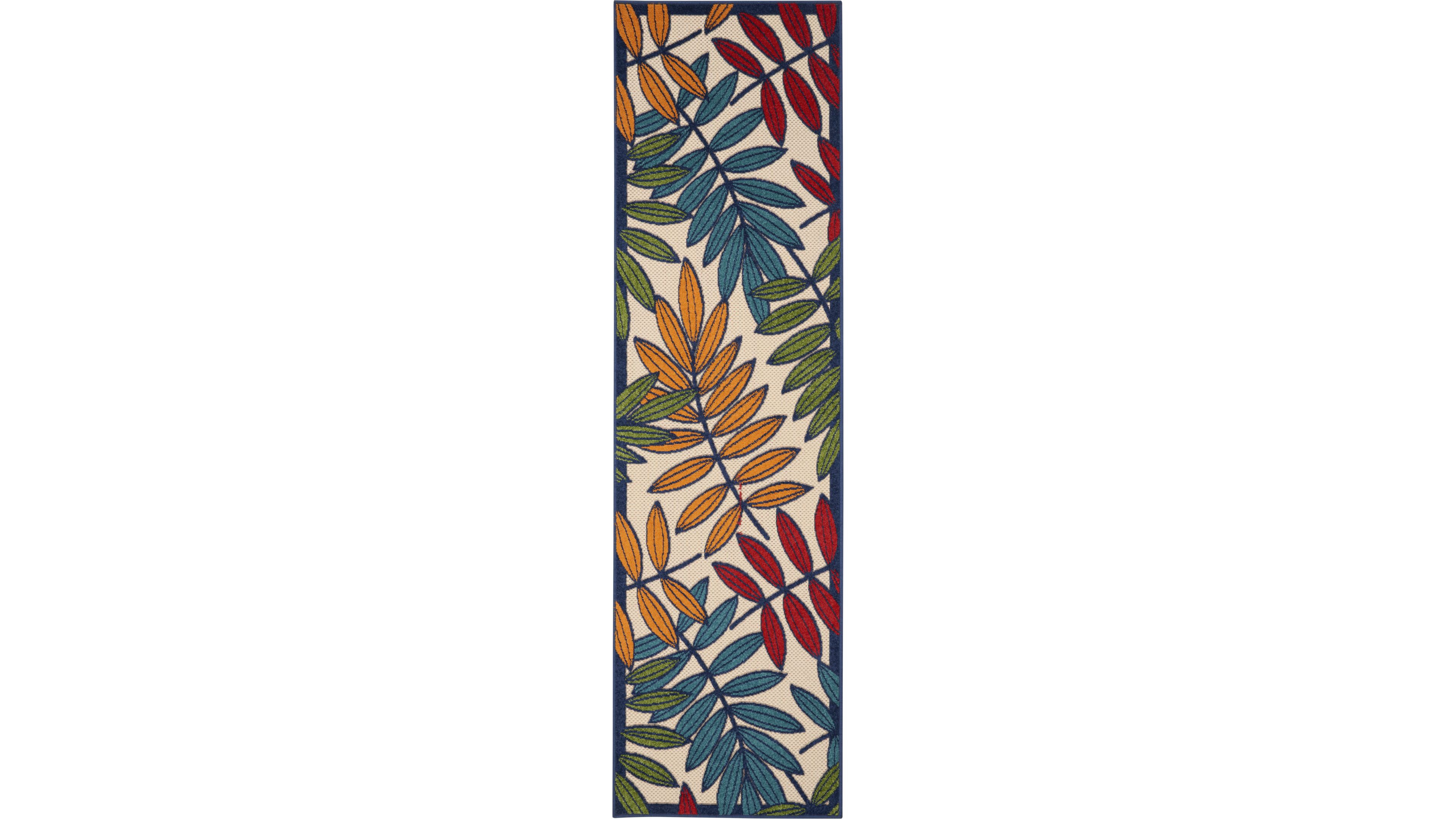 Nourison Home Aloha ALH18 Multi 2'3" x 8' Runner Rug