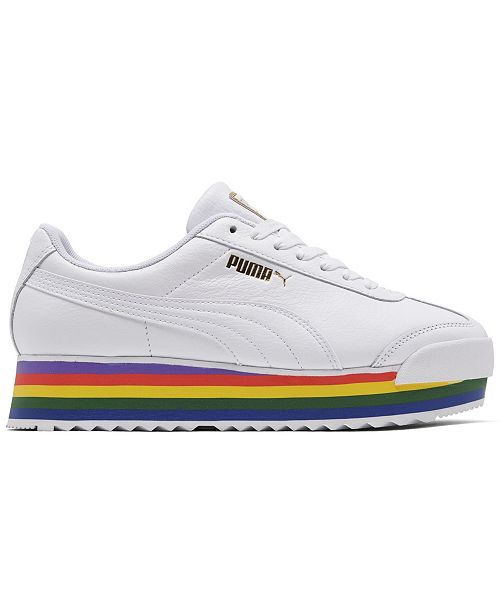 Puma Women's Roma Amor Rainbow Platform Casual Sneakers from Finish