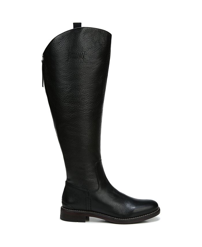 franco sarto wide calf suede boots