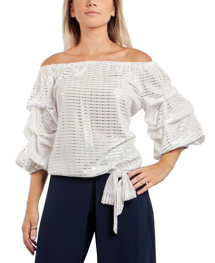 Msk off the shoulder top sales